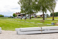 Zeltaufbau
