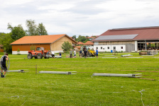 Zeltaufbau