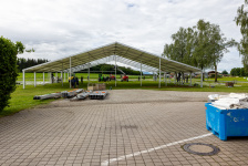Zeltaufbau