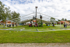 Zeltaufbau