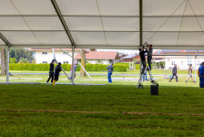 Zeltaufbau