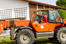 Zeltaufbau