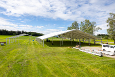 Zeltaufbau