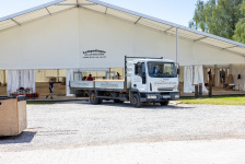Zeltaufbau