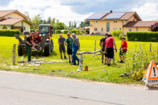 Zeltaufbau