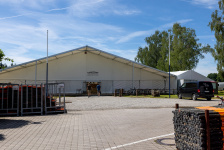 Zeltaufbau