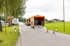 Zeltaufbau