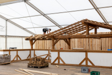 Zeltaufbau