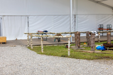 Zeltaufbau