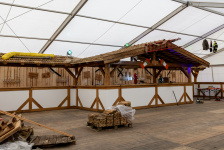 Zeltaufbau